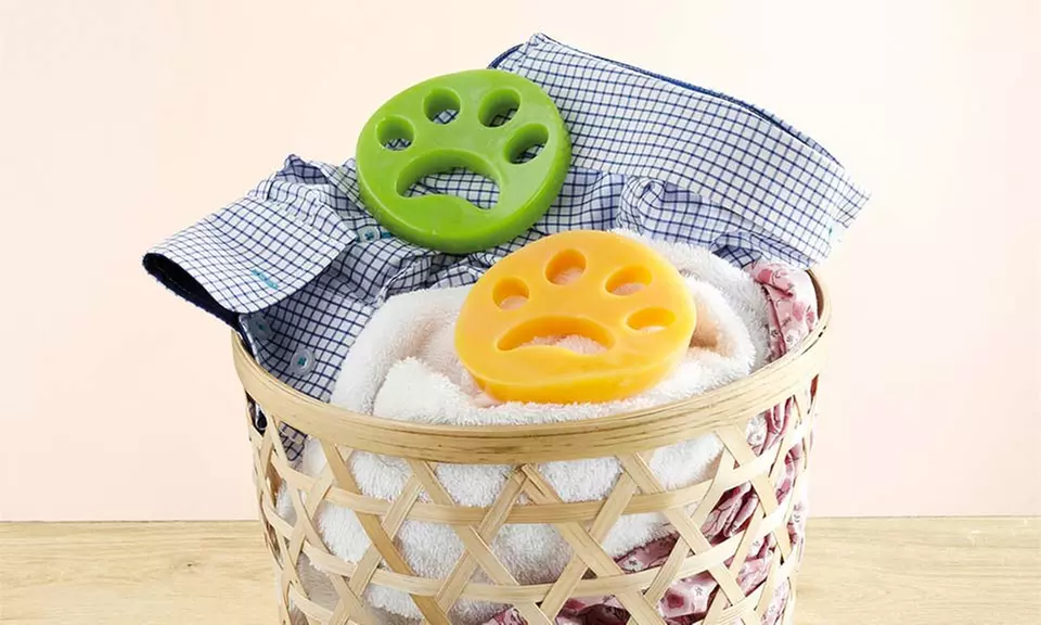 1, 2, ou 4 attrapes-poils pour machine à laver, réutilisables - Primary Image