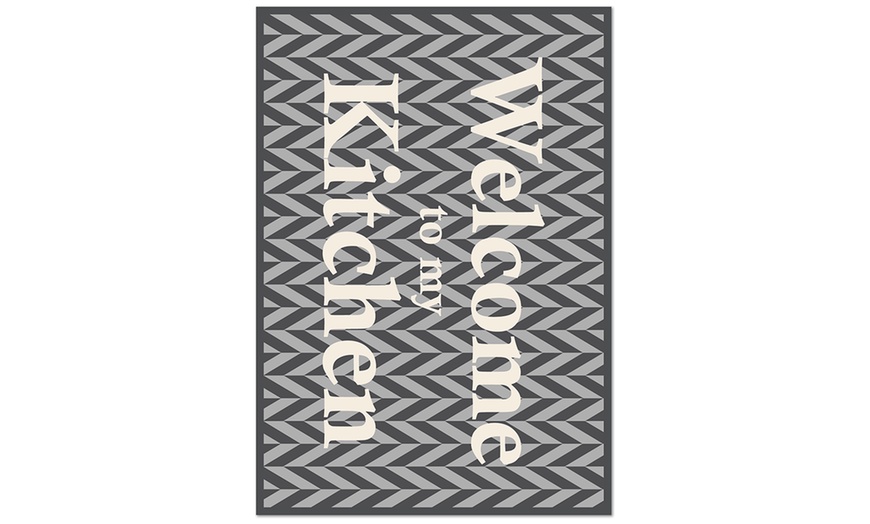 Image 2: Vinyl Kitchen Rug