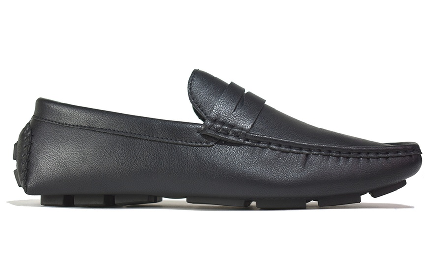 Image 21: Leather Slip-On Shoes