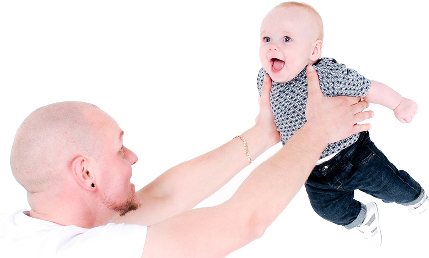 Image 2: Father and Children Photoshoot