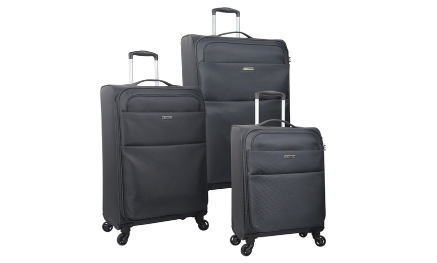 Image 3: Ventura Three-Piece Luggage Set