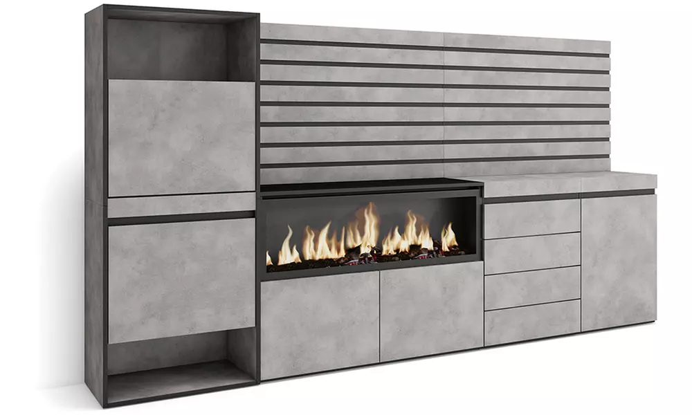 Scarpiera, Credenza, Camino elettrico