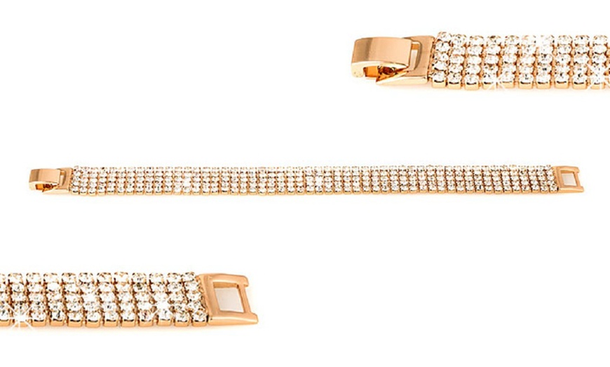 Image 5: Bracciale tennis pavè
