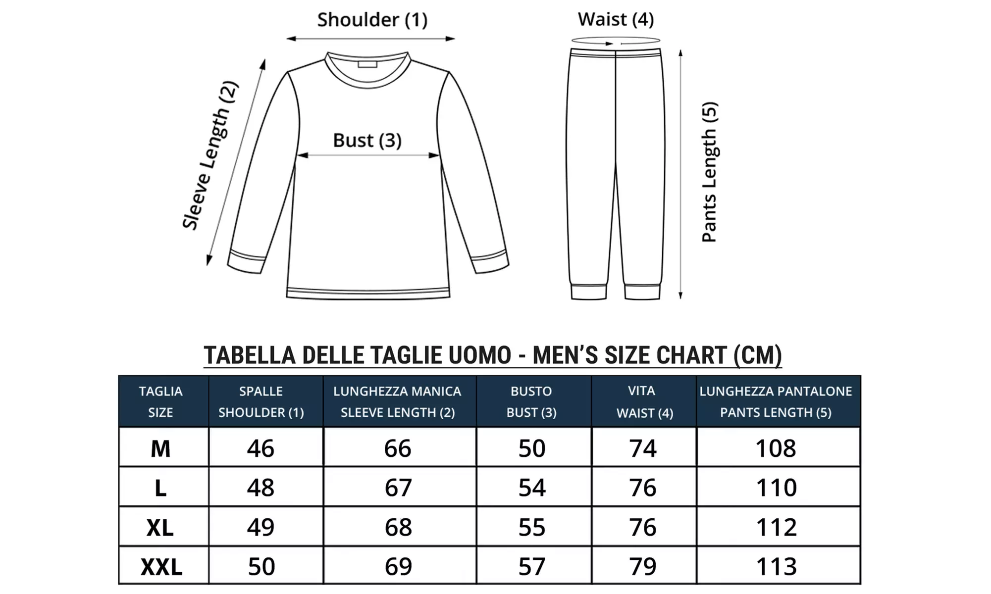 Pyjama pour homme en coton Nottingham