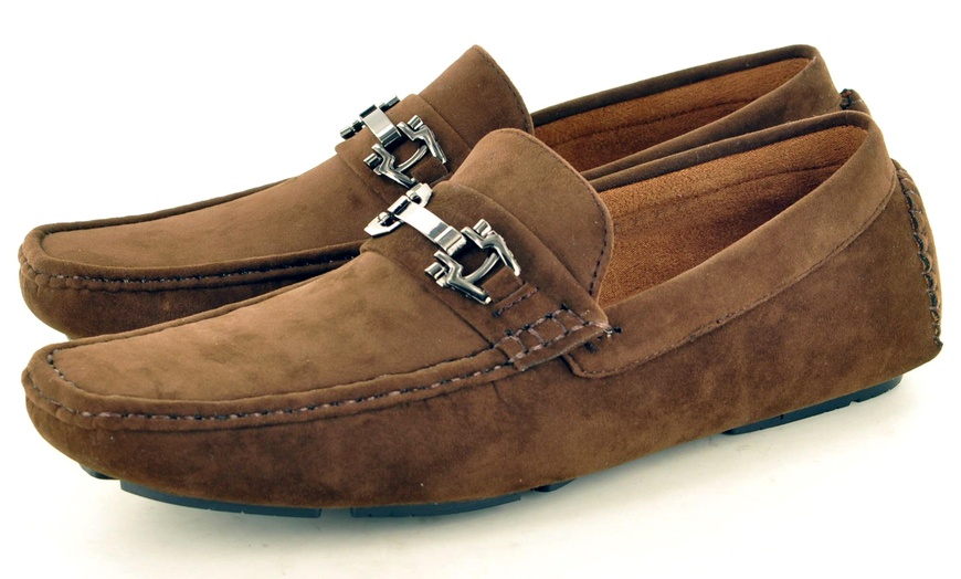 Image 12: Men's Casual Loafers with Buckle