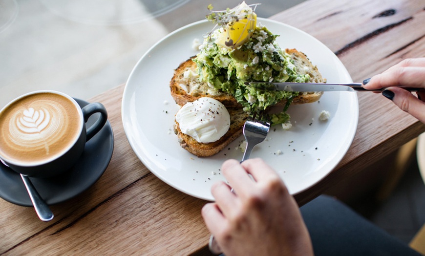 Image 1: Smashed Avo on Toast with Coffee