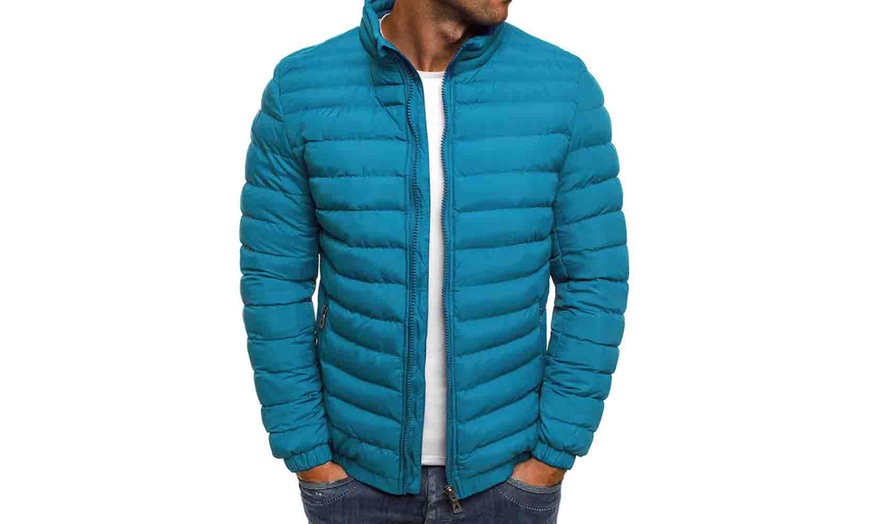 Image 4: Men's Cotton Hooded Winter Coat