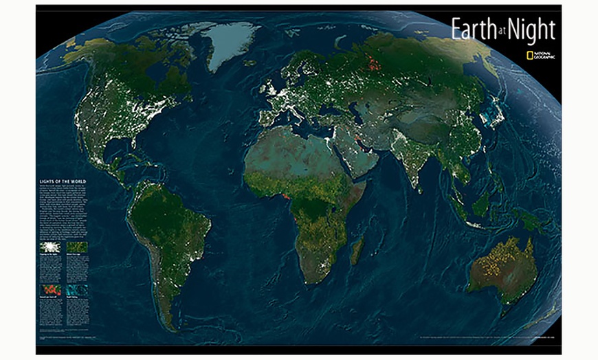 Image 6: Wall Dry Erase Maps