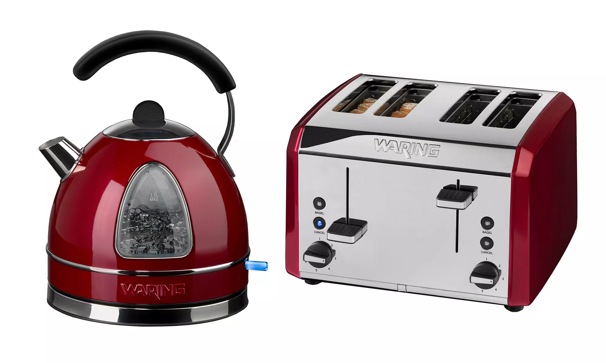 Waring 1.7L Kettle and  Four-Slice Toaster Set - Image 5