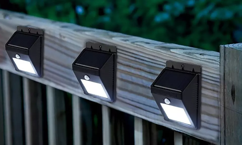 Solar-Powered Outdoor LED Light with Motion Sensor - Primary Image