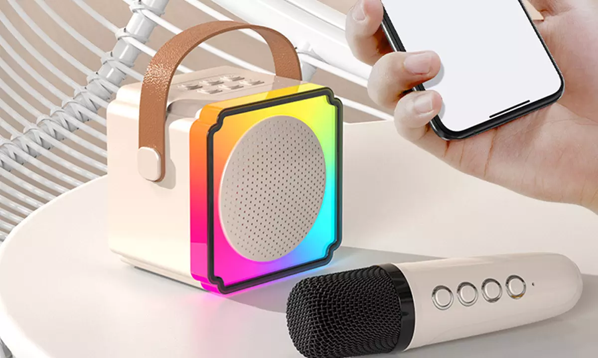 Mini-Karaoke con 2 microfoni