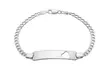 Italian Sterling Silver Children's ID Bracelets - Second Medium