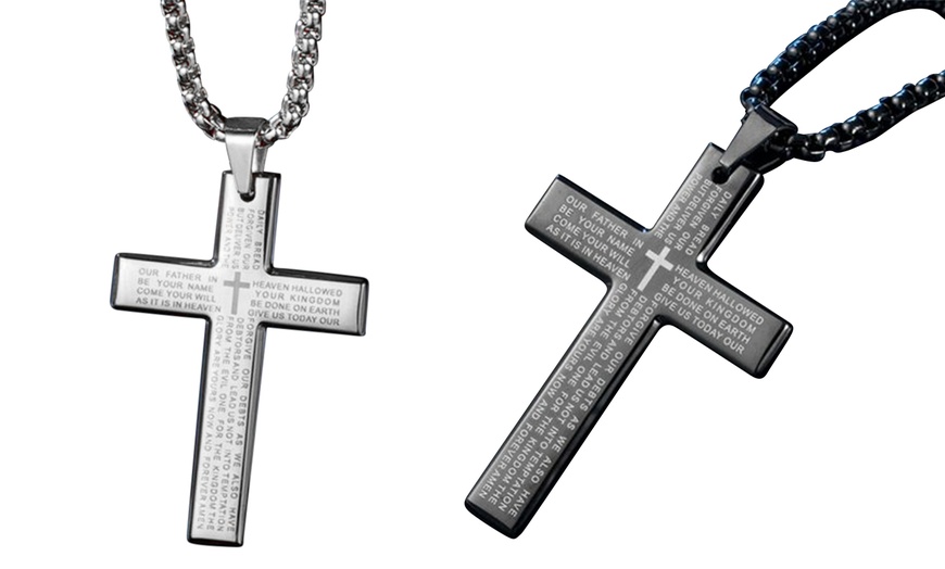 Image 8: Cross Pendant Necklace