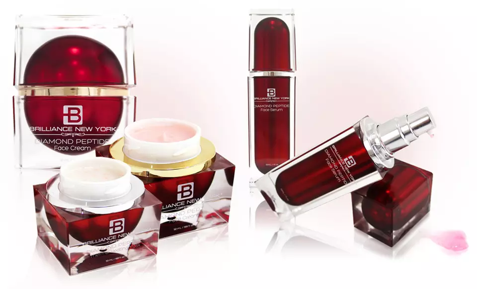 Brilliance New York Ruby Thermal Heating Mask, Facial Serum, and Face Cream Bundle - Primary Image