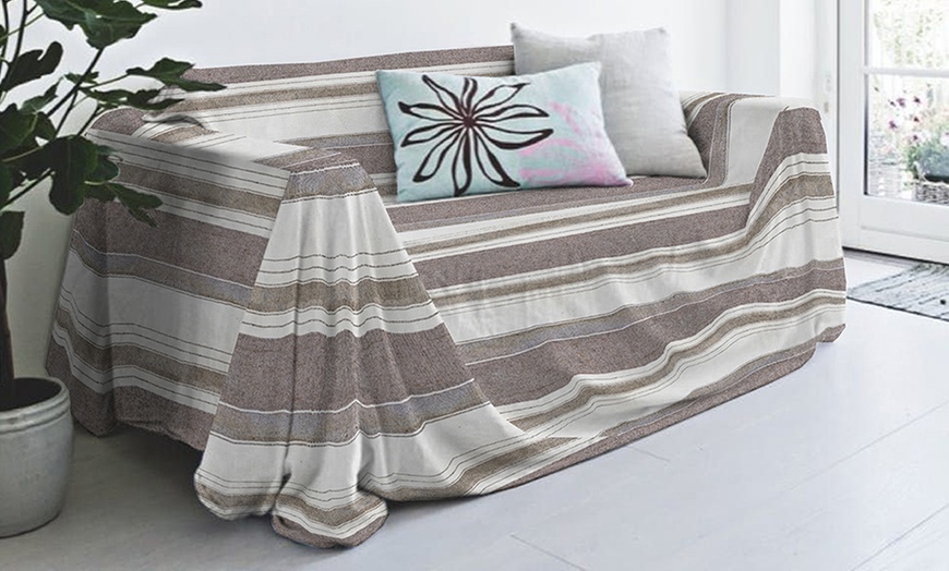 Image 20: Bankhoes en sprei van gerecycled katoen