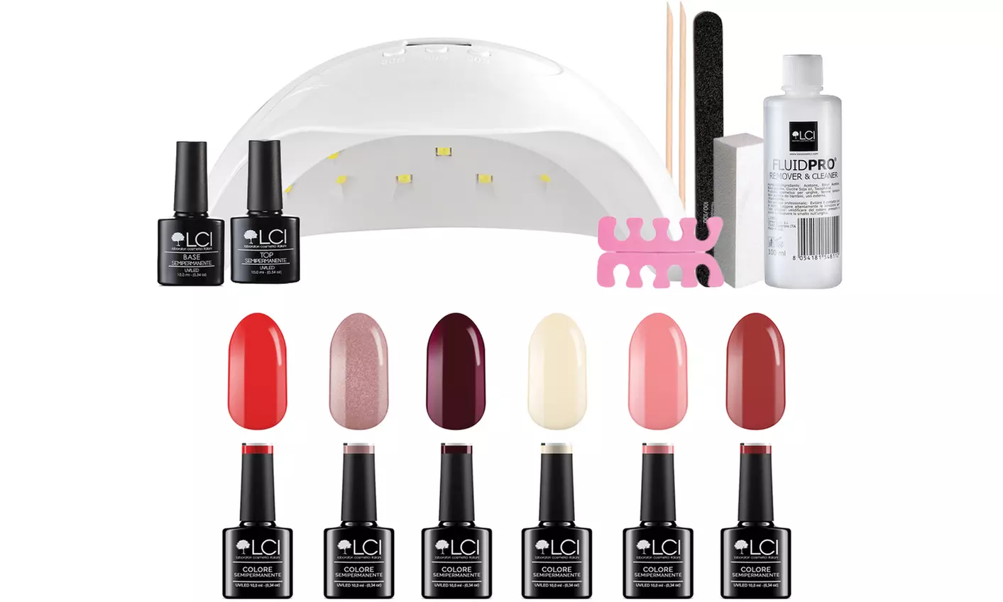 Kit de vernis semi-permanent Lci Cosmetics - Second Medium