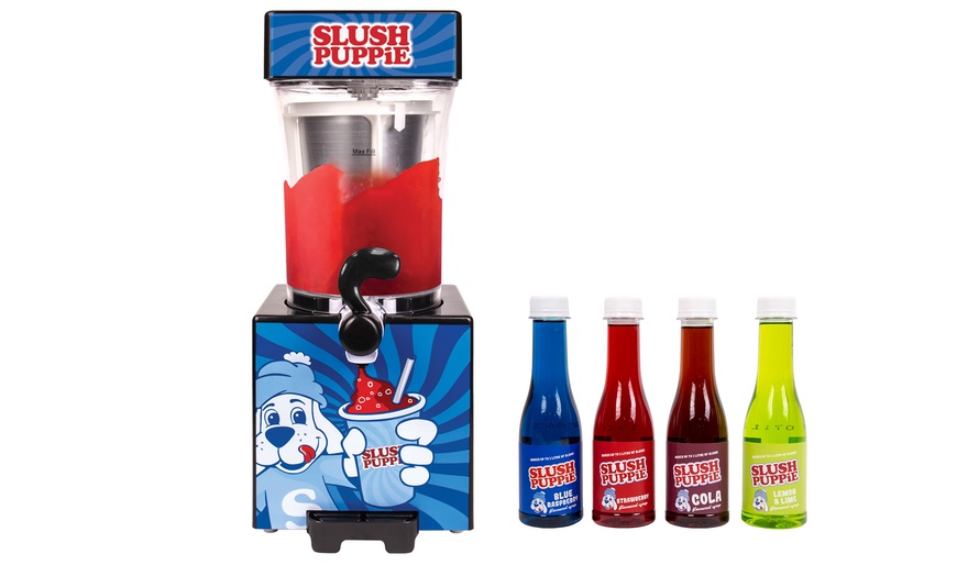 Image 2: One or Two Sets of Slush Puppie Machine with Four Syrups