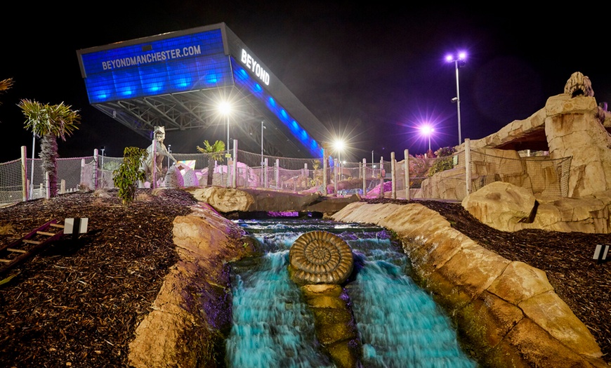 Image 3: Adventure Golf Fun with Pizza and Drinks Included for Two