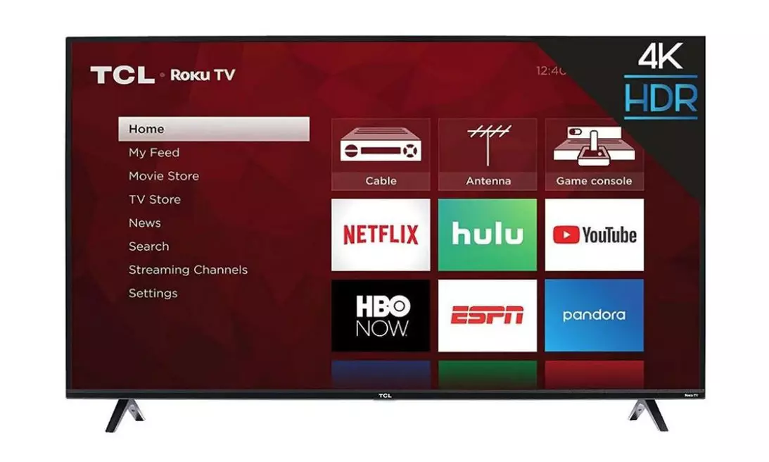 TCL 43" 4K Ultra HD Smart LED TV (2018 Model) (Refurbished) - Primary Image