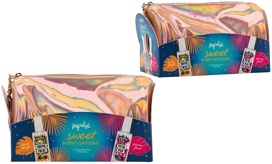 Image 3: Impulse Sweet Scent-Sations Body Mist Beauty Bag Gift Set