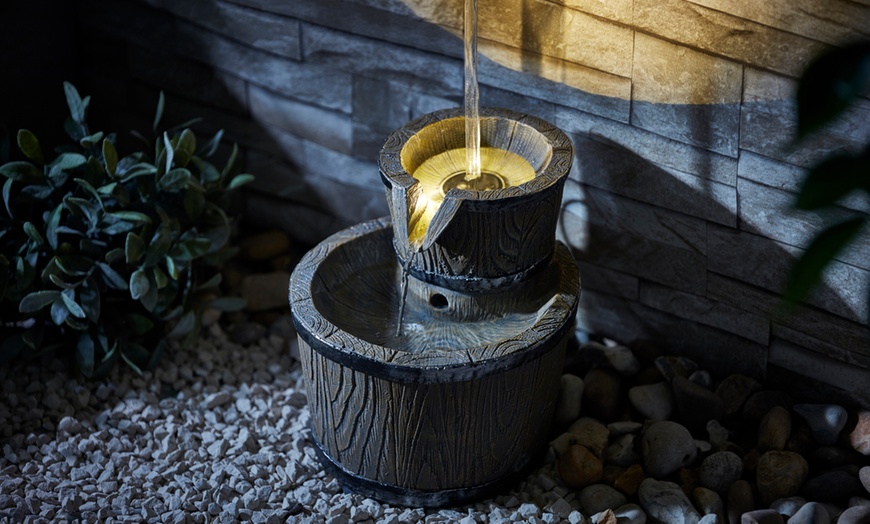 Image 4: Floating Tap Water Feature with Light