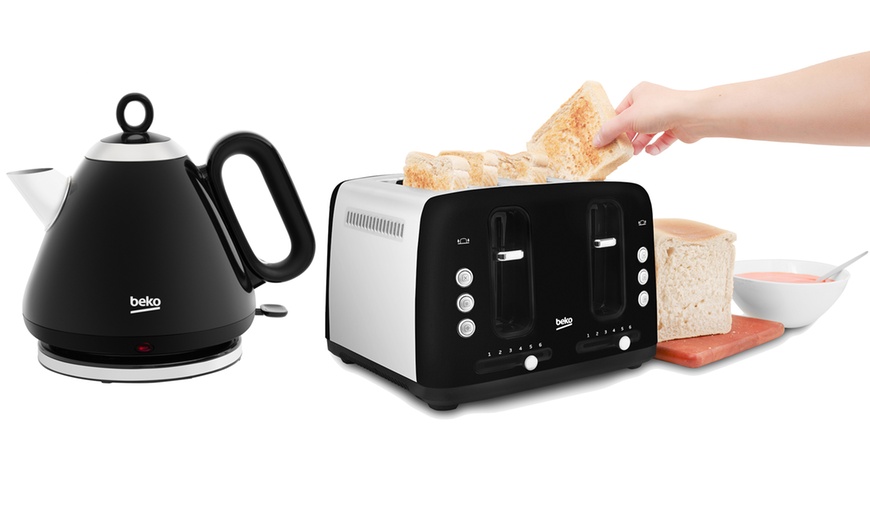 Image 1: Beko Kettle and Toaster Twin Pack