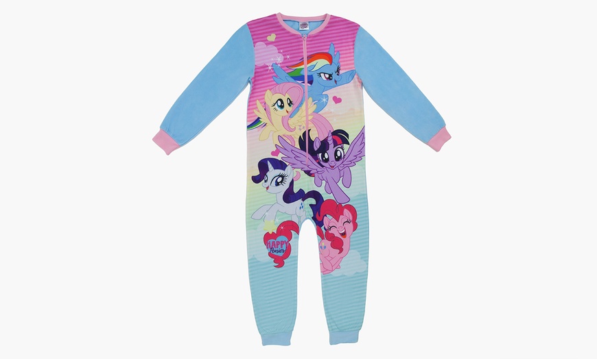 Image 3: Girls' Micro-Fleece Character Onesie