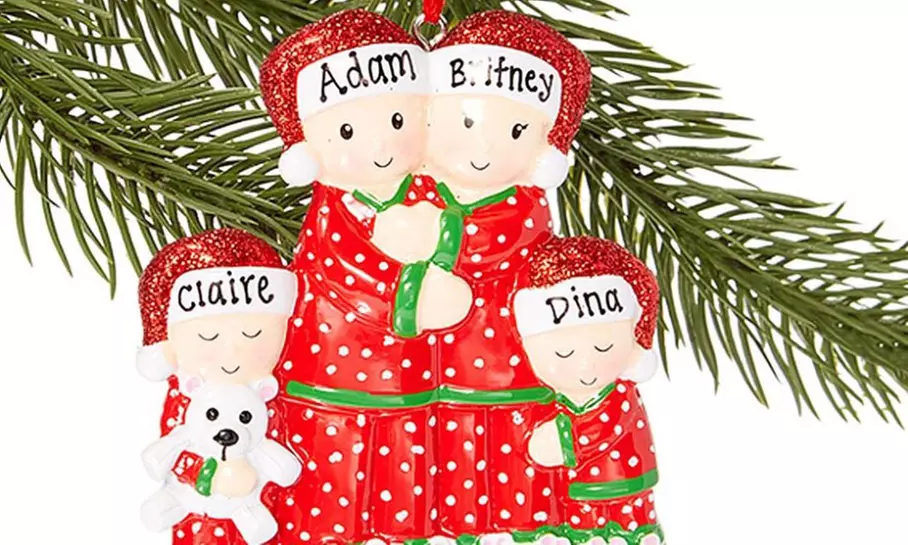 Hand Painted Personalized Christmas Ornaments (Up to 50% Off) - Primary Image