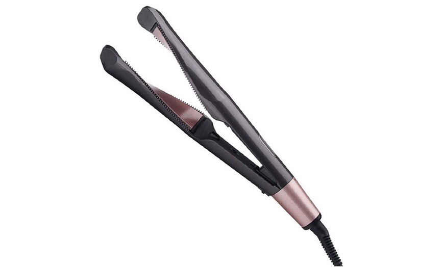 Image 2: Bellezza Two-in-One Hair Curler and Straightener