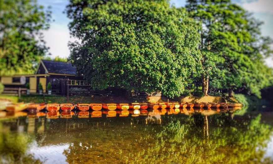 Image 6: Two-Course Meal and Row Boat Hire