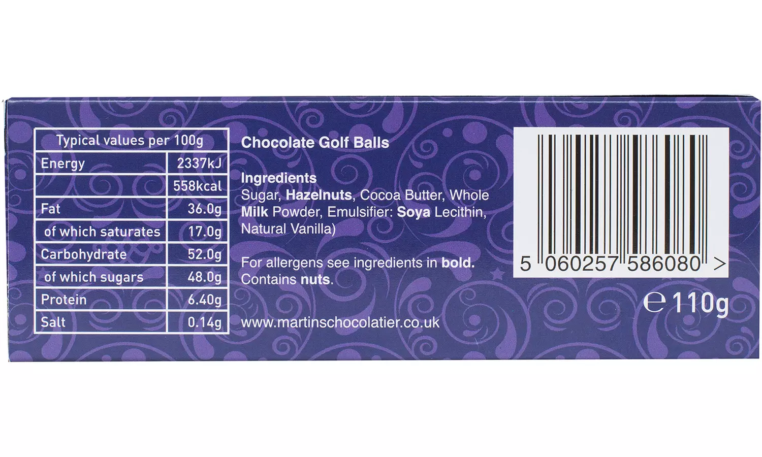1x, 2x, 3x, 4x oder 5x Martins Chocolatier 3er-Pack Schoko-Golfbälle - Second Medium