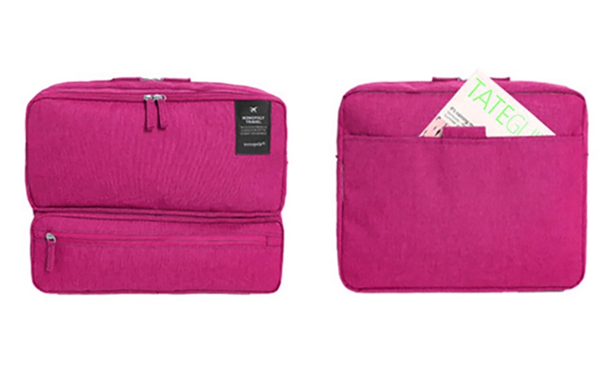 Image 3: Multi-Compartment Travel Bag