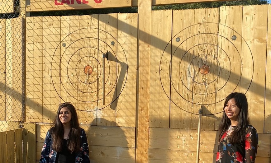 Image 6: Axe Throwing Experience at the Axe Throwing Centre for Up to Five