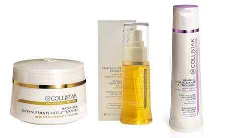 Prodotti per i capelli Collistar, disponibili in varie tipologie