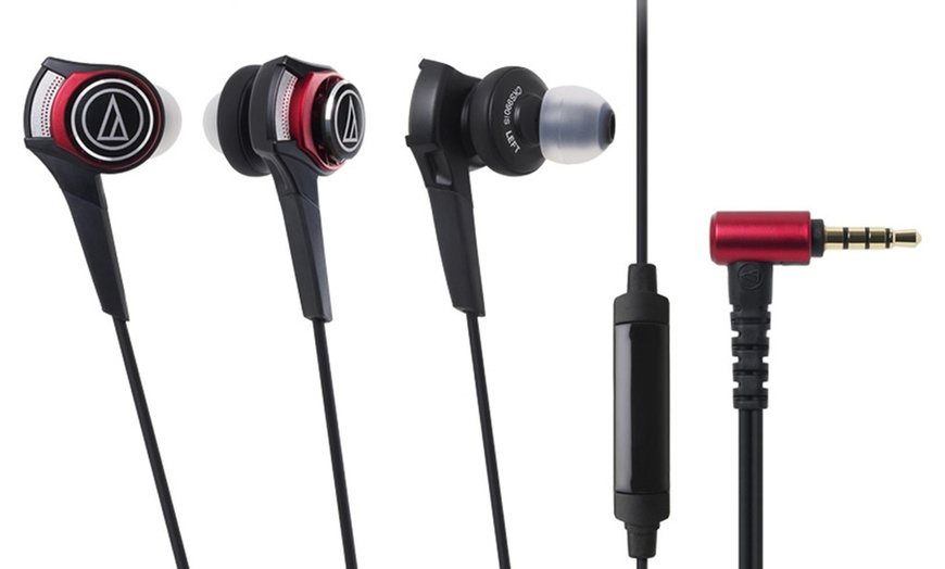 Image 1: Audio Technica In-Ear Headphones