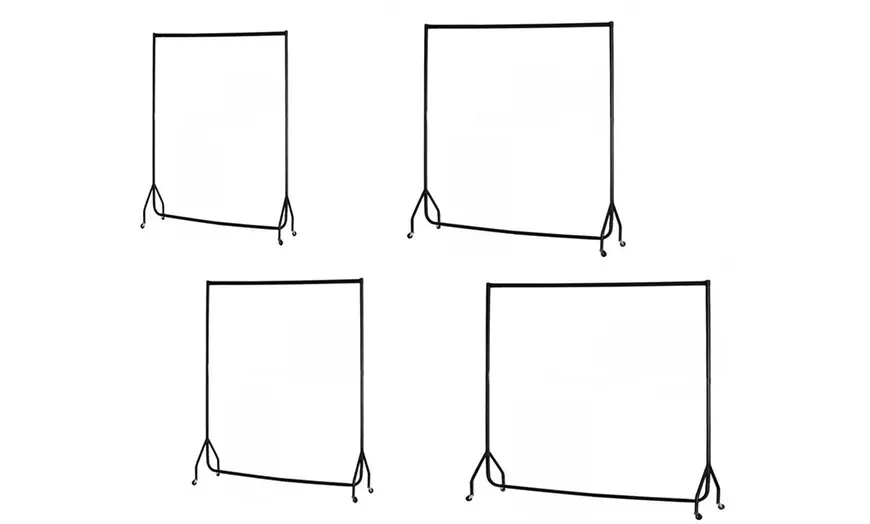 Image 1: Hyfive Heavy Duty Clothes Rails