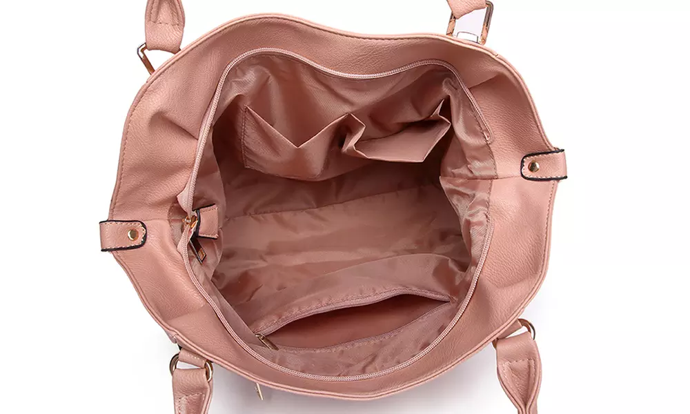 PU Leather Hobo Shoulder Bag Tote Bag