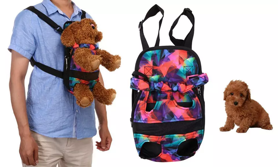 Sac de transport porte chien ventral - Primary Image