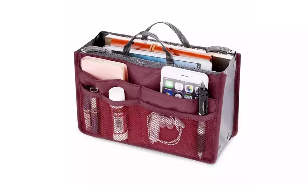 1 o 2 borse organizer da viaggio per cosmetici