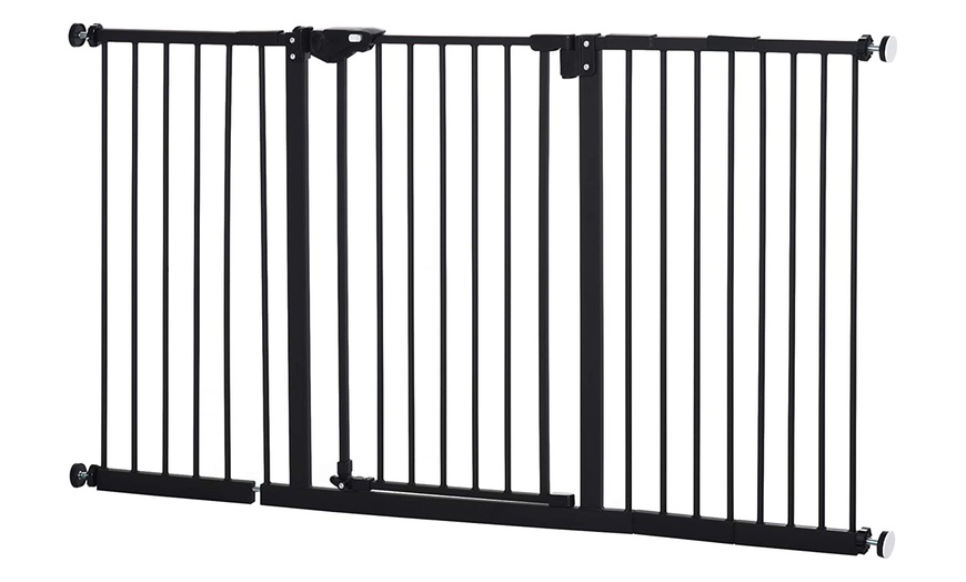 Image 1: Pawhut Dog Pressure Barrier Gate