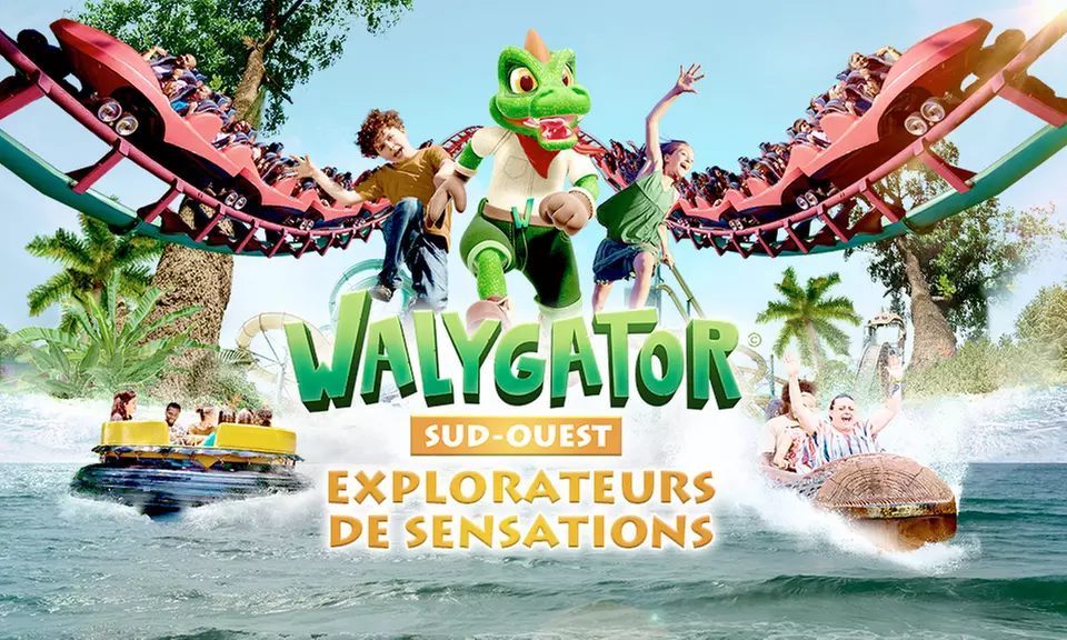 1 entrée adulte ou enfant au Walygator Sud-Ouest, valable jusqu'au 4 juillet 2025 - Primary Image