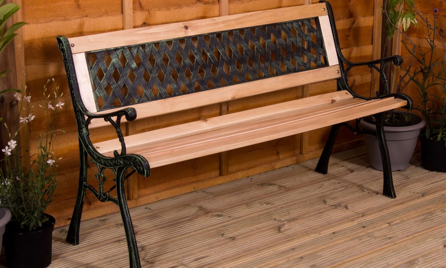 Image 3: Garden Vida Bench Collection