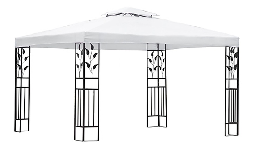 Image 3: White Gazebo 