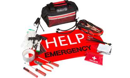 image for Stalwart Emergency Roadside Kit with Travel Bag (55-Piece)