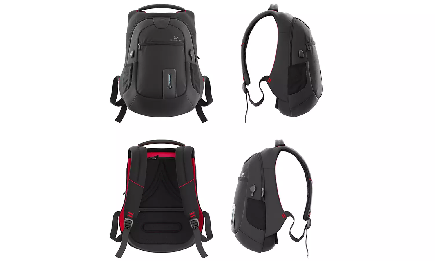 Ghostek NRGbag Water-Resistant Backpack with Removable 7,000mAh Battery - Second Medium