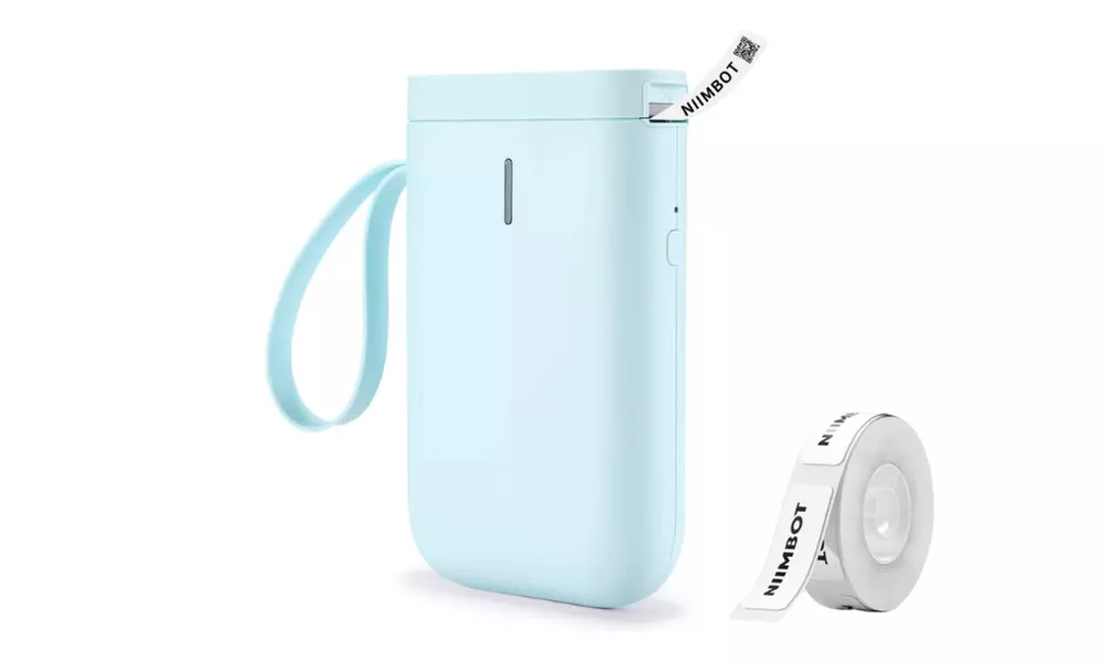 Imprimante d'étiquettes thermiques portable avec rouleau d'étiquettes