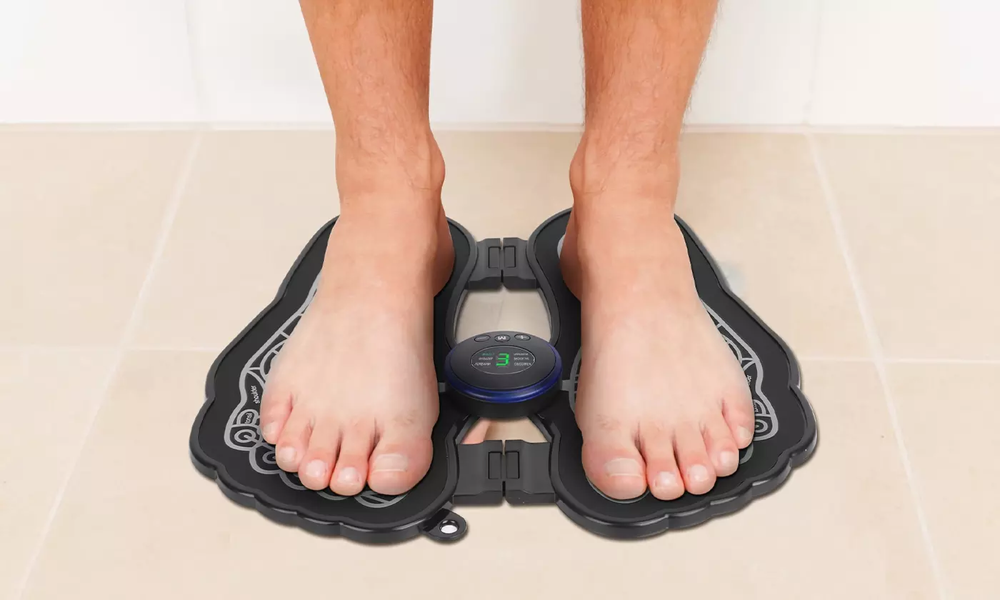 iMounTEK EMS Foot Massager Electric Acupressure Mat & Muscle Stimulator