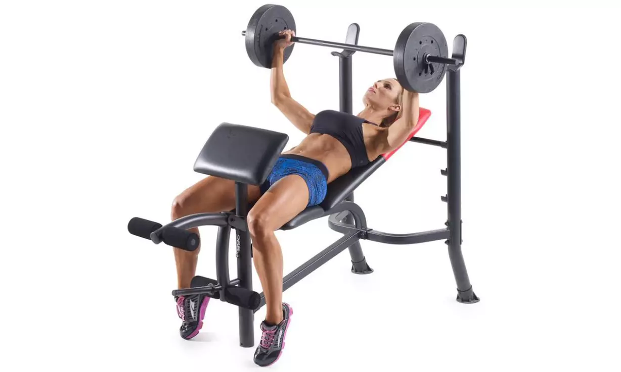 Weider Pro 265 Weight Bench with 80-Lb. Weight Set - Primary Image