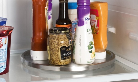 Base girevole per dispensa Wenko in acciaio inossidabile disponibile in 2 tipologie