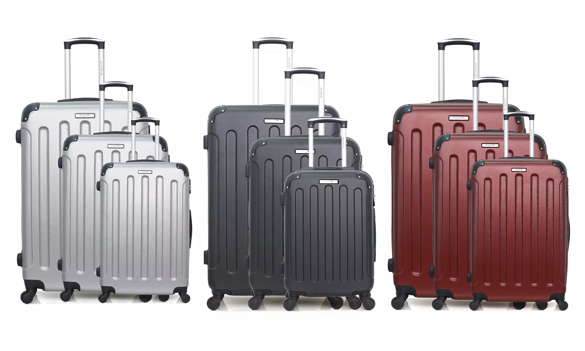 Set de 3 maletas Madrid de ABS BlueStar - Primary Image